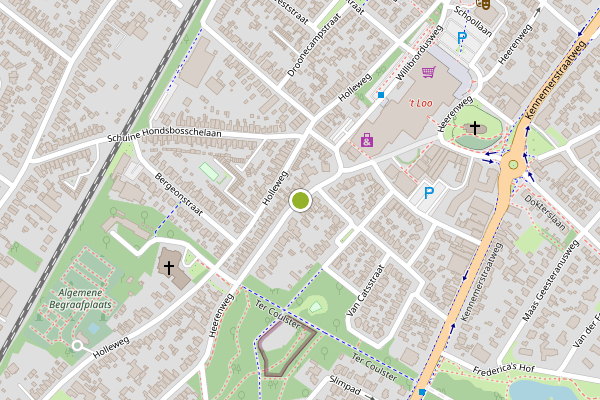 Ambulance-melding op Heerenweg, Heiloo op 26 juli, kaart-overzicht