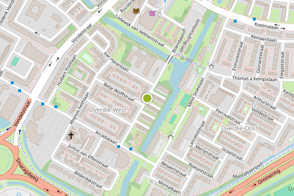 Ambulance-melding op Pieter Langendijkstraat, Alkmaar op 26 juli, kaart-overzicht