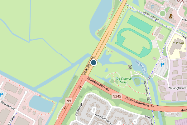 Politie-melding op Steve Bikoweg, Alkmaar op 26 juli, kaart-overzicht
