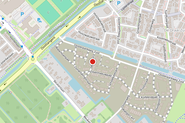 Brandweer-melding op Rembrandt Erf, Heerhugowaard op 26 juli, kaart-overzicht