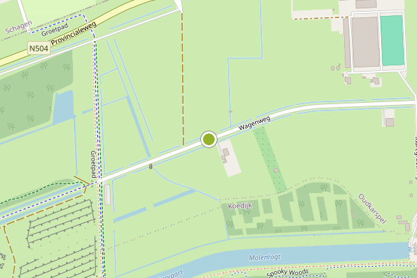 Ambulance-melding op Wagenweg, Oudkarspel op 27 juli, kaart-overzicht