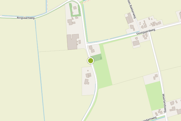 Ambulance-melding op Ringvaartweg, Waarland op 18 mei, kaart-overzicht