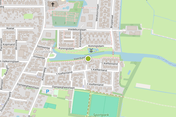 Ambulance-melding op Vaartkant, Limmen op 6 juli, kaart-overzicht