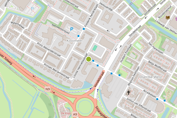 Ambulance-melding op Albertina Agnesstraat, Alkmaar op 30 juli, kaart-overzicht
