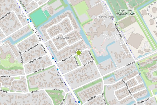 Ambulance-melding op Hoekweid, Bergen NH op 30 juli, kaart-overzicht