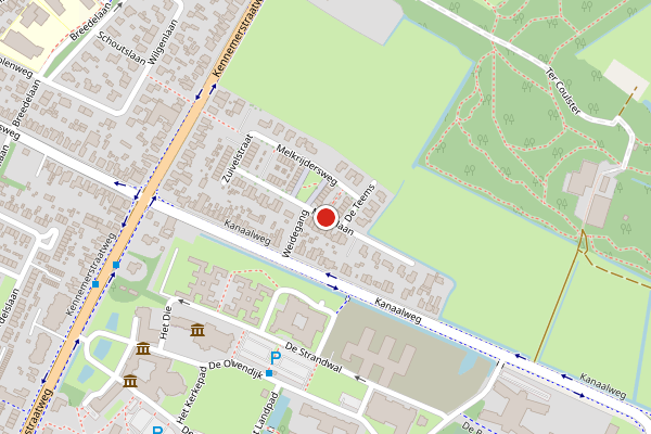 Brandweer-melding op Melcolaan, Heiloo op 31 juli, kaart-overzicht