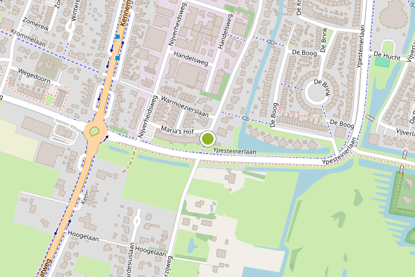 Ambulance-melding op Oosterzijweg, Heiloo op 31 juli, kaart-overzicht