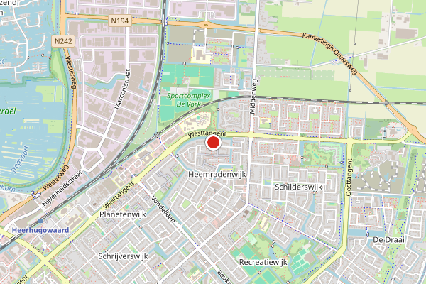 Brandweer-melding op Dakkapellen.nu Foxtrot, Heerhugowaard op 1 augustus, kaart-overzicht