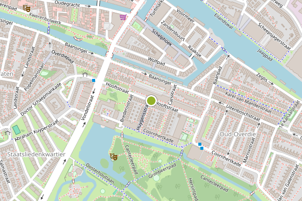 Ambulance-melding op Hooftstraat, Alkmaar op 1 augustus, kaart-overzicht