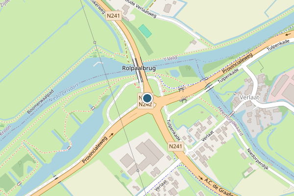 Politie-melding op N241 Li, Heerhugowaard op 1 augustus, kaart-overzicht