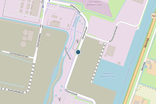 Politie-melding op Olivijnstraat, Alkmaar op 1 augustus, kaart-overzicht