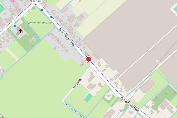 Brandweer-melding op Rustenburgerweg, Heerhugowaard op 2 augustus, kaart-overzicht