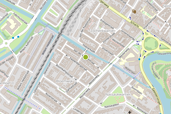 Ambulance-melding op Van der Woudestraat, Alkmaar op 2 augustus, kaart-overzicht