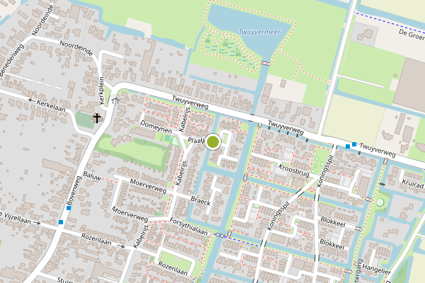 Ambulance-melding op Plaatjes, Sint Pancras op 3 augustus, kaart-overzicht