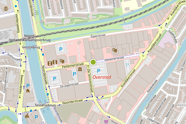 Ambulance-melding op Pettemerstraat, Alkmaar op 3 augustus, kaart-overzicht