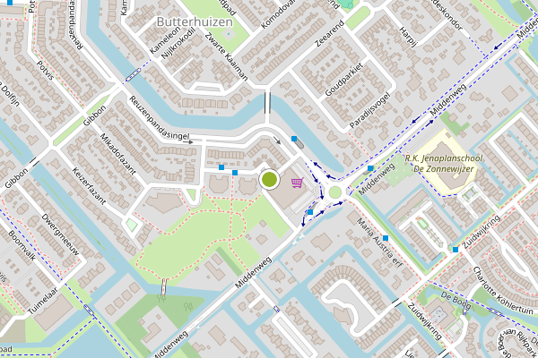 Ambulance-melding op Roze Flamingo, Heerhugowaard op 3 augustus, kaart-overzicht