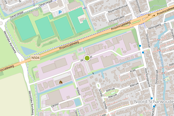 Ambulance-melding op de Mossel, Noord-Scharwoude op 3 augustus, kaart-overzicht