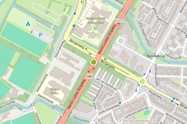 Ambulance-melding op Alkmaar op 4 augustus, kaart-overzicht