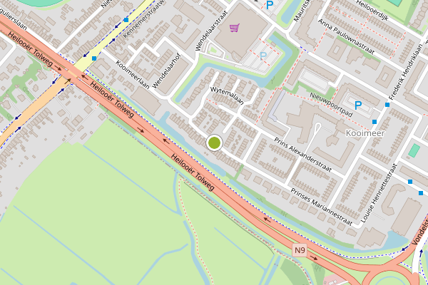 Ambulance-melding op Koningin Frederikastraat, Alkmaar op 5 augustus, kaart-overzicht