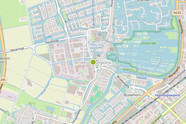 Ambulance-melding op Langedijk op 5 augustus, kaart-overzicht