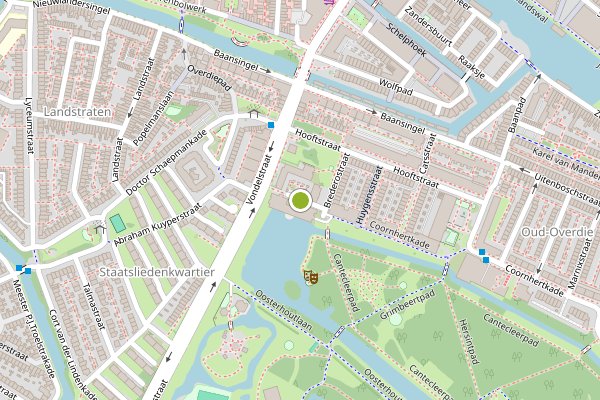 Ambulance-melding op Rederijkershof, Alkmaar op 6 augustus, kaart-overzicht