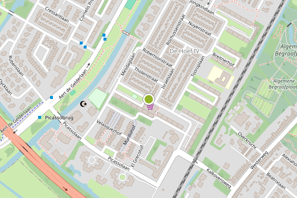 Ambulance-melding op Vincent van Goghlaan, Alkmaar op 6 augustus, kaart-overzicht
