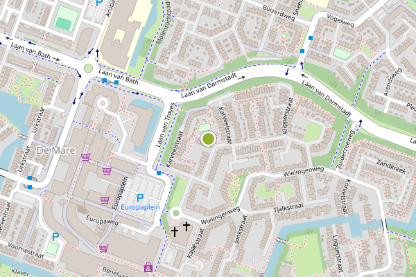 Ambulance-melding op Karveelstraat, Alkmaar op 28 mei, kaart-overzicht