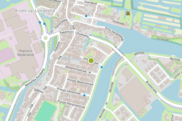 Ambulance-melding op Langedijk op 28 mei, kaart-overzicht