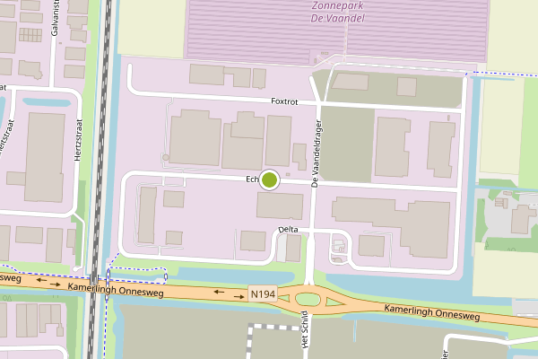 Ambulance-melding op Echo, Heerhugowaard op 28 mei, kaart-overzicht