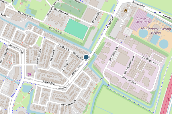 Politie-melding op Rosendaal, Heiloo op 28 mei, kaart-overzicht