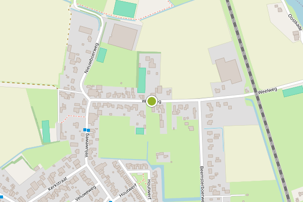 Ambulance-melding op Weelweg, Waarland op 27 februari, kaart-overzicht