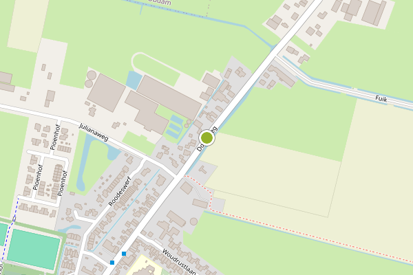 Ambulance-melding op Dorpsweg, Hensbroek op 26 maart, kaart-overzicht
