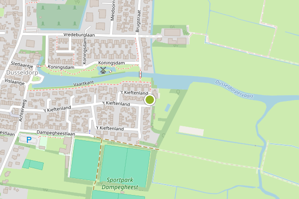 Ambulance-melding op Vaartkant, Limmen op 22 mei, kaart-overzicht