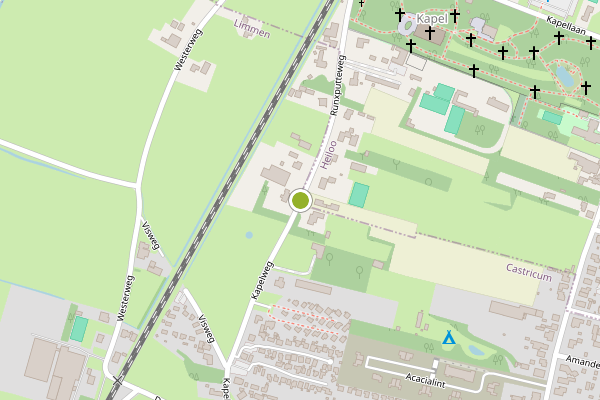 Ambulance-melding op Runxputteweg, Limmen op 16 mei, kaart-overzicht