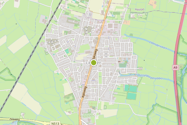 Ambulance-melding op Burgemeester Nieuwenhuijsenstraat, Limmen op 7 mei, kaart-overzicht