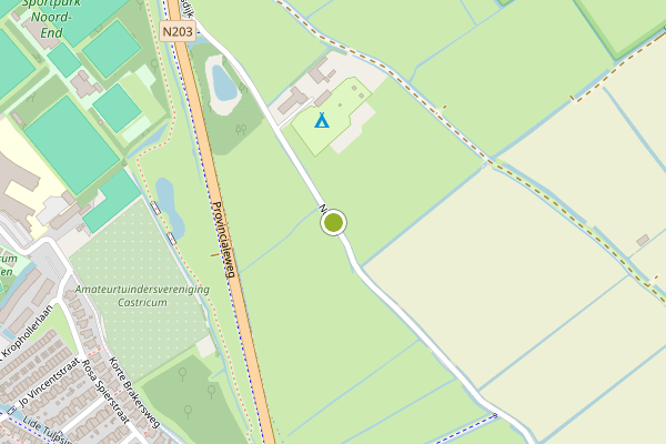 Ambulance-melding op Nesdijk, Limmen op 3 mei, kaart-overzicht