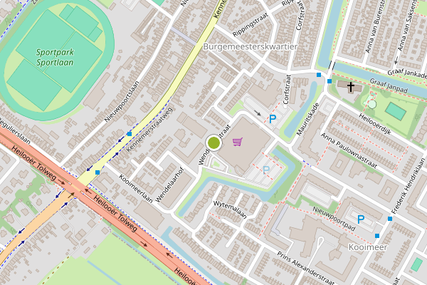 Ambulance-melding op Wendelaarstraat, Alkmaar op 29 mei, kaart-overzicht