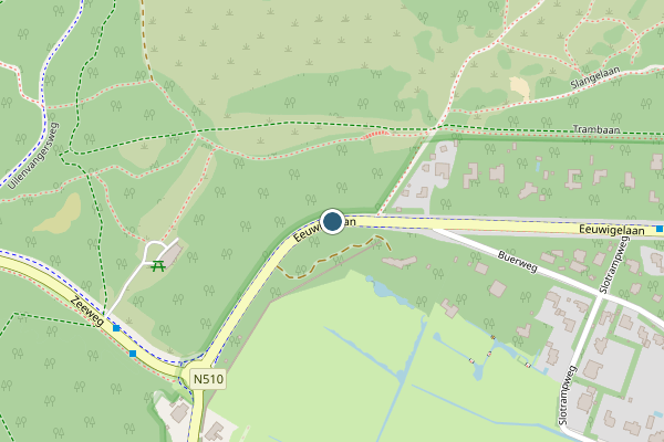 Politie-melding op Eeuwigelaan, Bergen NH op 24 mei, kaart-overzicht