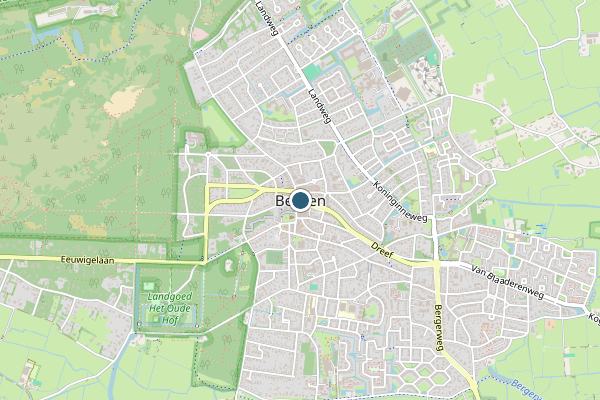 Politie-melding op Matthieu Wiegmanweg, Bergen NH op 24 mei, kaart-overzicht