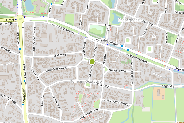 Ambulance-melding op Matthieu Wiegmanweg, Bergen NH op 24 mei, kaart-overzicht