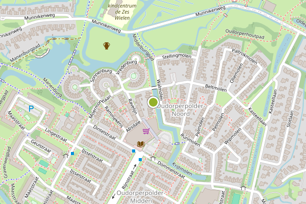Ambulance-melding op Pijnssen, Alkmaar op 29 mei, kaart-overzicht