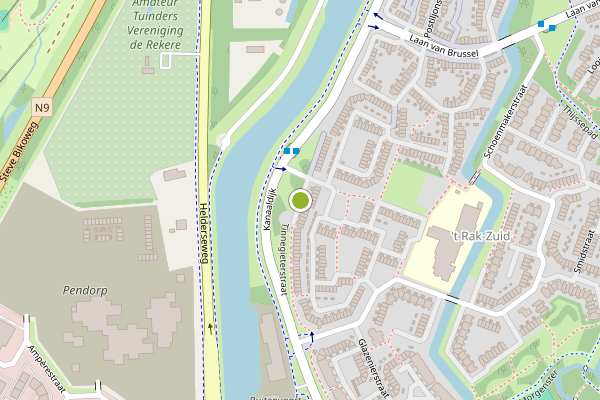 Ambulance-melding op Tinnegieterstraat, Alkmaar op 30 mei, kaart-overzicht