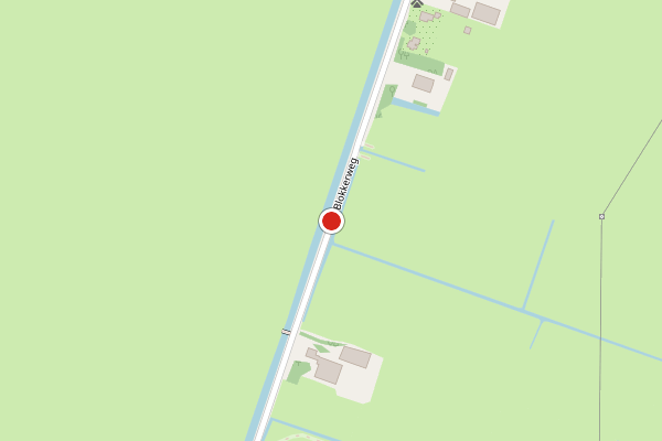 Brandweer-melding op Blokkerweg, Zuidschermer op 31 mei, kaart-overzicht