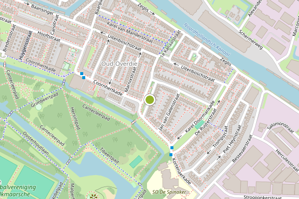 Ambulance-melding op Cornelis Evertsenplein, Alkmaar op 1 juni, kaart-overzicht