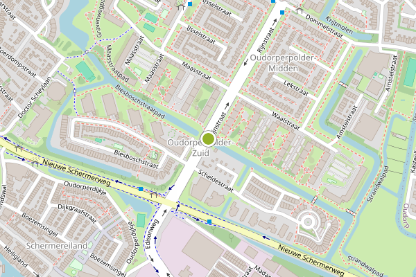 Ambulance-melding op Rijnstraat, Alkmaar op 1 juni, kaart-overzicht
