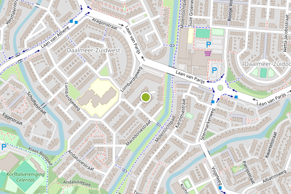 Ambulance-melding op Macedoniestraat, Alkmaar op 1 juni, kaart-overzicht