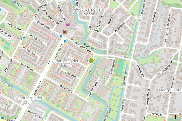Ambulance-melding op Amstelstraat, Alkmaar op 2 juni, kaart-overzicht