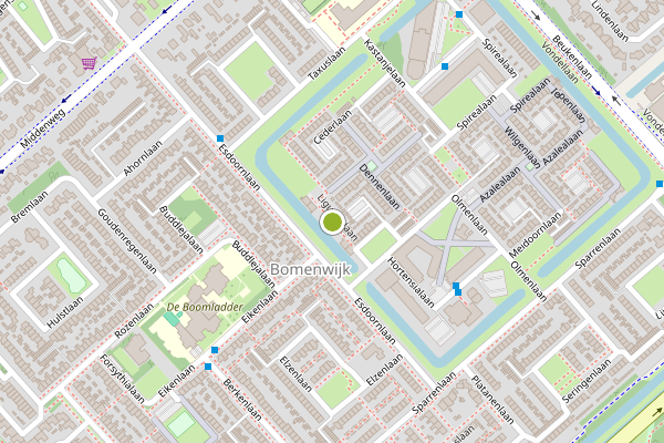 Ambulance-melding op Ligusterlaan, Heerhugowaard op 3 juni, kaart-overzicht