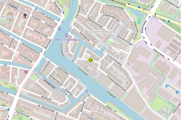 Ambulance-melding op 't Hondsbosch, Alkmaar op 4 juni, kaart-overzicht