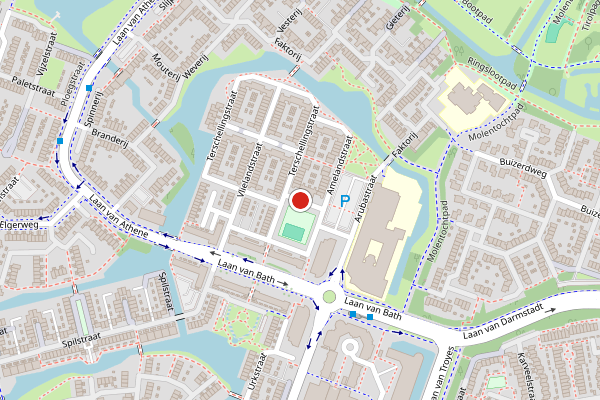 Brandweer-melding op Amelandstraat, Alkmaar op 4 juni, kaart-overzicht